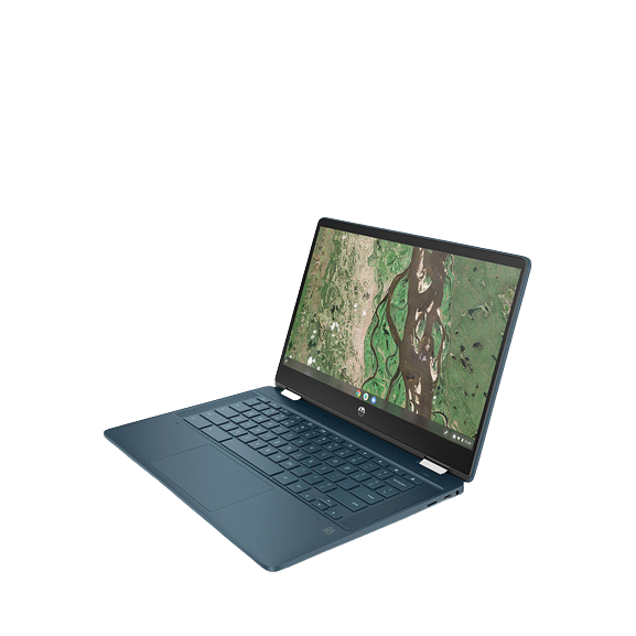 HP 14B-CB0004NA Chromebook, Intel Pentium, 8GB RAM, 128GB SSD, 14", Blue - Refurbished Pristine