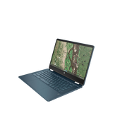 HP 14B-CB0004NA Chromebook, Intel Pentium, 8GB RAM, 128GB SSD, 14", Blue - Refurbished Pristine