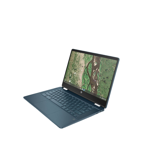 HP 14B-CB0004NA Chromebook, Intel Pentium, 8GB RAM, 128GB SSD, 14", Blue - Refurbished Good