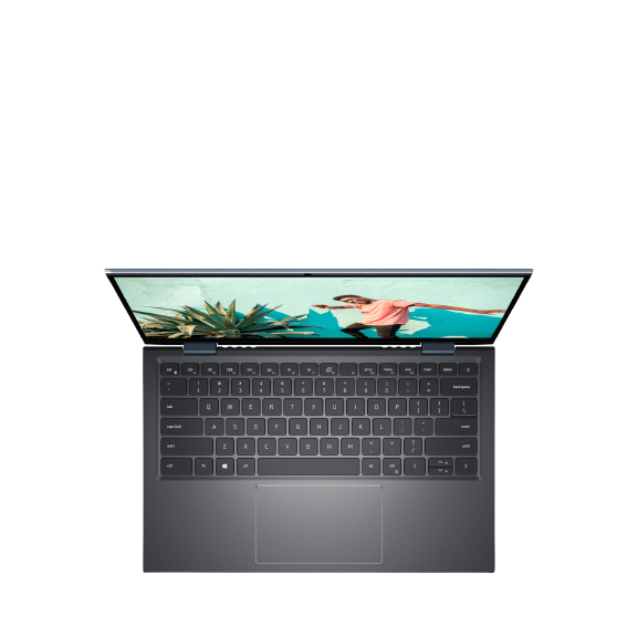Dell Inspiron 14 7415 Laptop, AMD Ryzen 7, 16GB RAM, 512GB SSD, 14", Mist Blue - Refurbished Good
