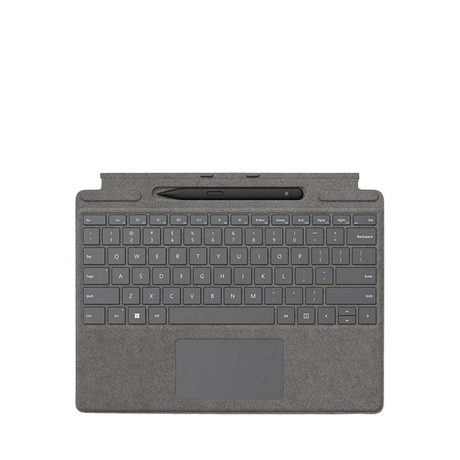 Microsoft Surface Pro Signature Type Keyboard Cover for Pro 8 and Pro X, Platinum (8X6-00063) - Refurbished Pristine