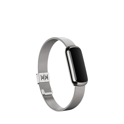 Fitbit Luxe Metal Mesh Band Stainless Steel Band - Platinum