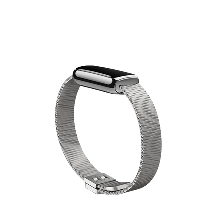 Fitbit Luxe Metal Mesh Band Stainless Steel Band - Platinum