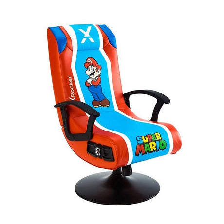 XRocker Super Mario 2.1 Audio Pedestal - Red/Blue - Refurbished Excellent