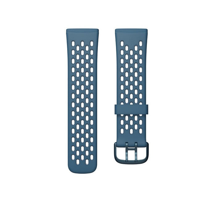 Fitbit Sense & Versa 3 Small Sport Band - Sapphire / Fog Grey