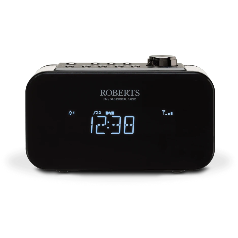 Roberts Ortus 2 DAB/DAB+/FM Digital Alarm Clock Radio Black Good