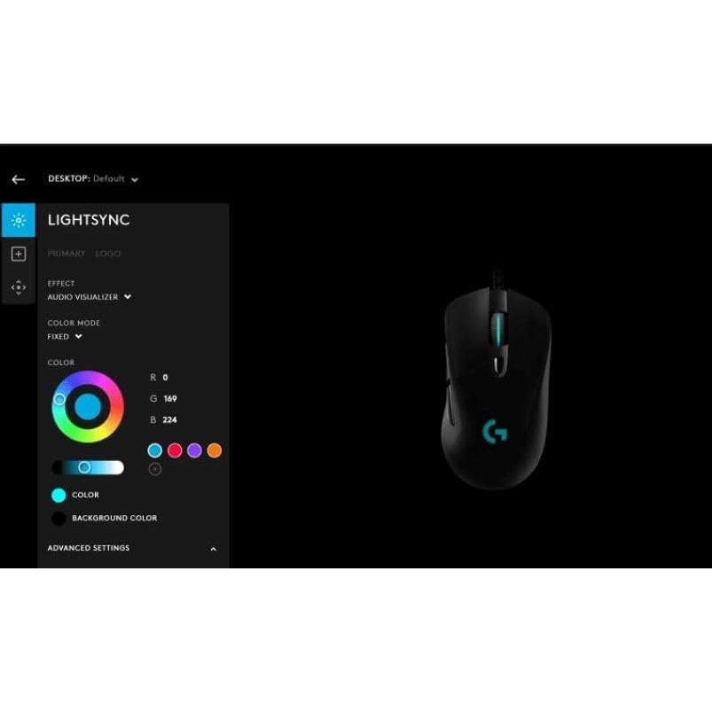 Logitech G403 Hero Gaming Mouse - Black - Excellent