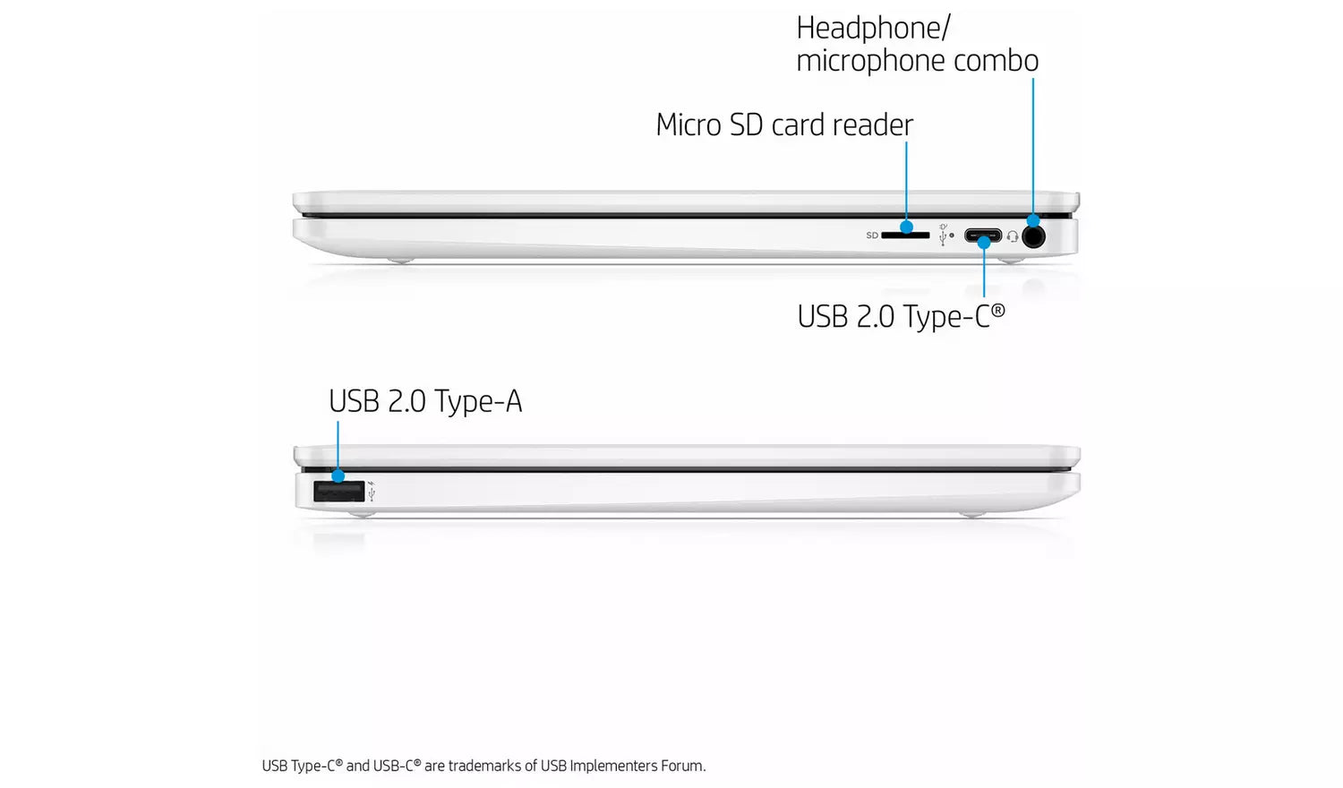 HP Chromebook 11A-NA0000NA 11.6" MediaTek MT8183 4GB RAM 32GB - White - Pristine