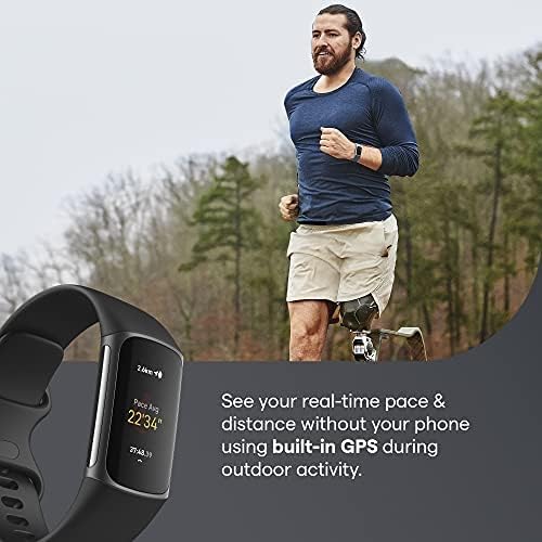 Fitbit Charge 5 Gift Pack - Black / White - Refurbished Excellent