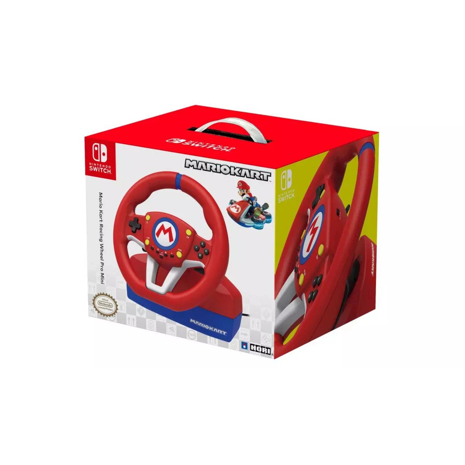 Hori Mario Kart Racing Wheel Pro Mini For Nintendo Switch - Refurbished Pristine