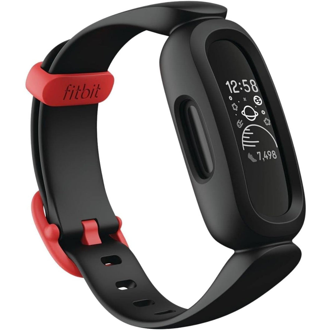 Fitbit Ace 3 Kids Activity Tracker - Black / Red - Excellent