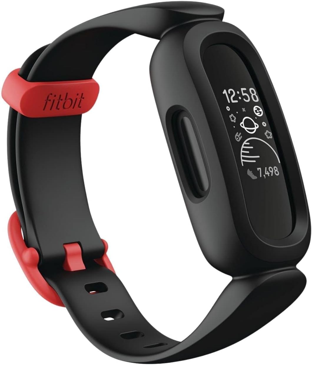 Fitbit Ace 3 Kids Activity Tracker - Black / Red - Good