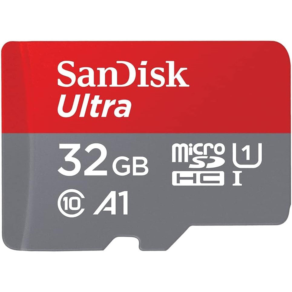 SanDisk Ultra 32 GB microSDHC Memory Card + SD Adapter