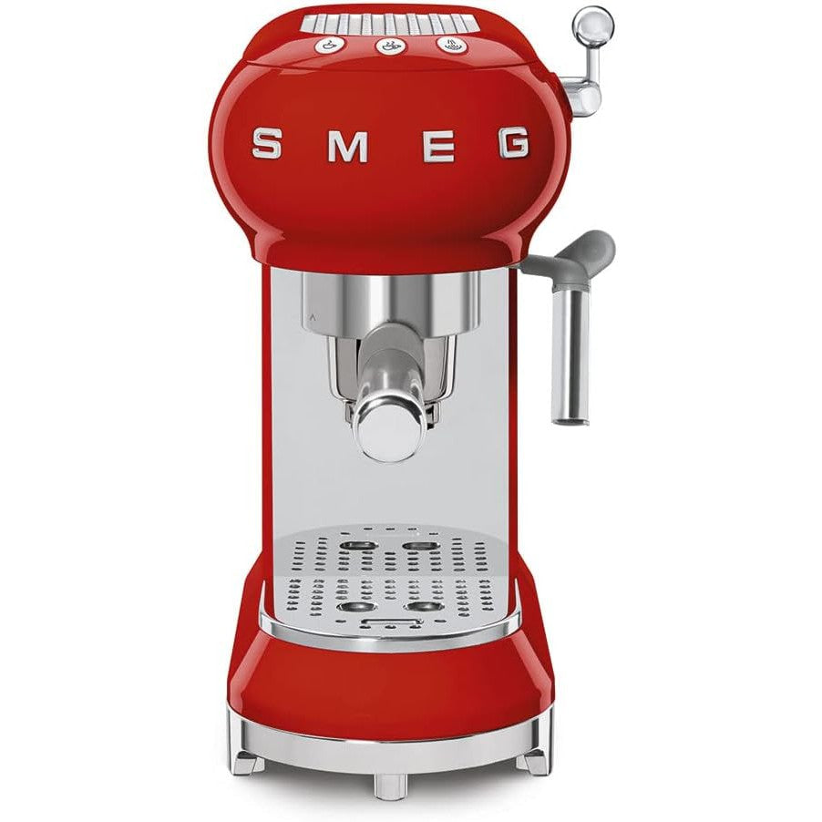 Smeg ECF01RDUK 50's Retro Style Espresso Coffee Machine - Red