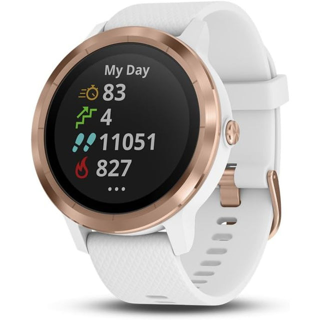 Garmin VivoActive 3 GPS Smartwatch - Rose Gold - Refurbished Pristine