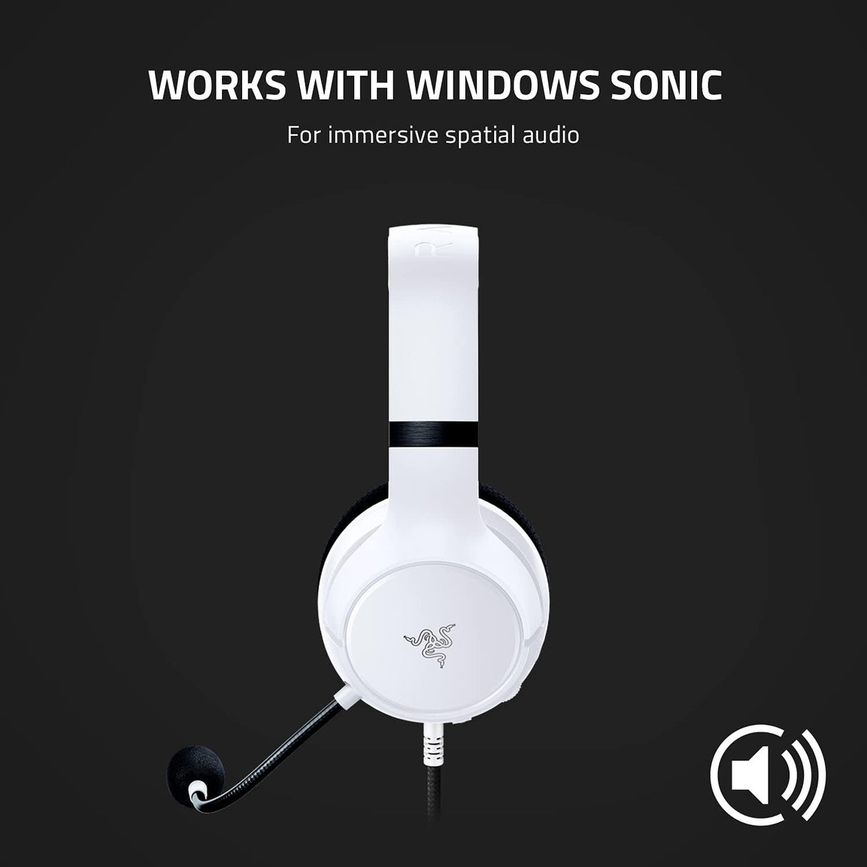 Razer Kaira X Wired Headset for Xbox Series X/S - Black / White