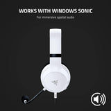 Razer Kaira X Wired Headset for Xbox Series X/S - Black / White