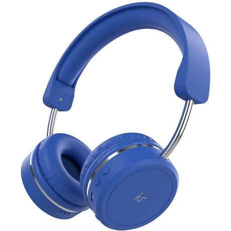 KitSound Metro X Wireless On-Ear Headphones - Blue - Refurbished Good