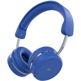 KitSound Metro X Wireless On-Ear Headphones - Blue - Refurbished Pristine