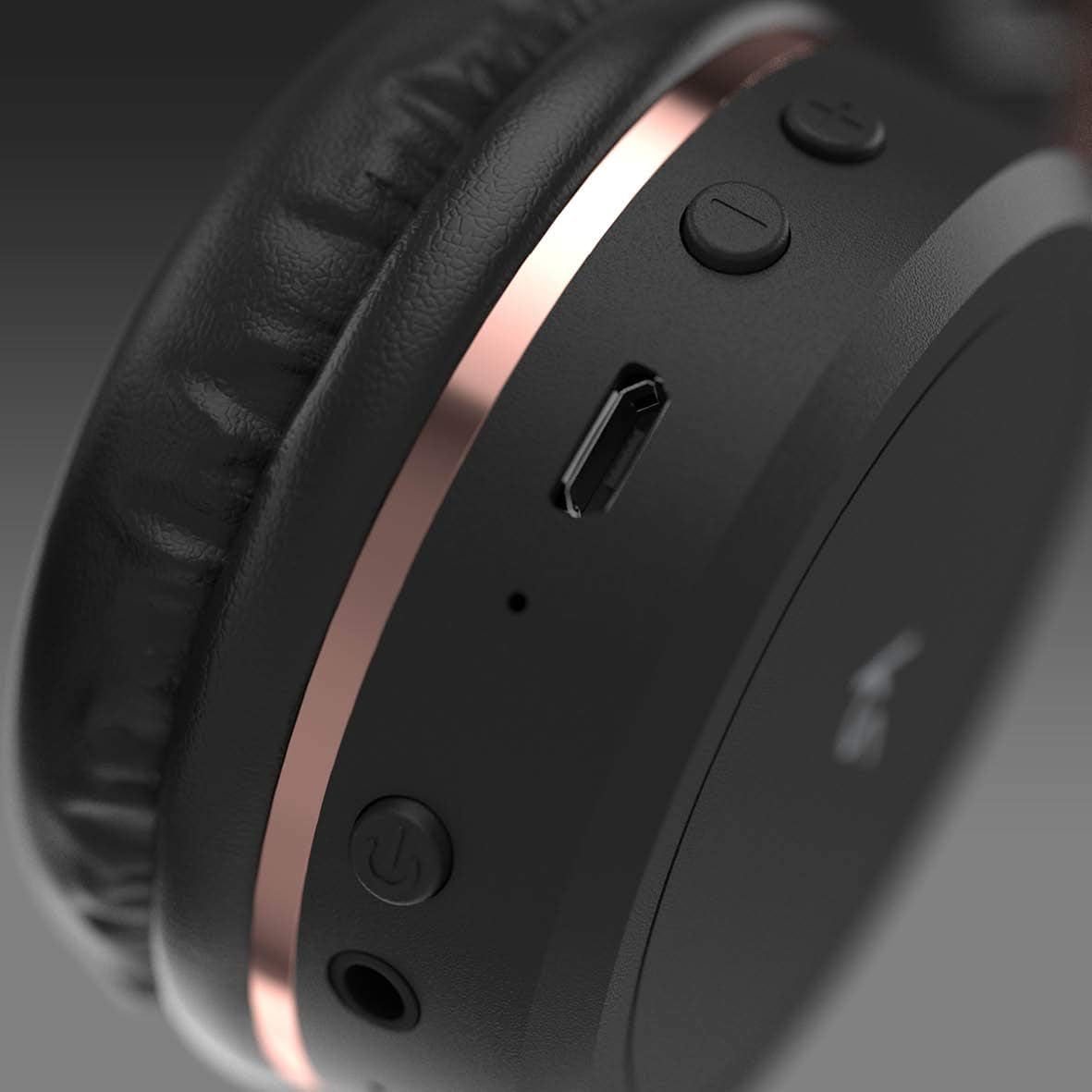 KitSound Metro X Wireless On-Ear Headphones - Black - Refurbished Pristine