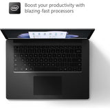 Refurbished Microsoft Surface Laptop 5 Intel Core i7-1255U 8GB RAM 256GB 15" - Black - Good