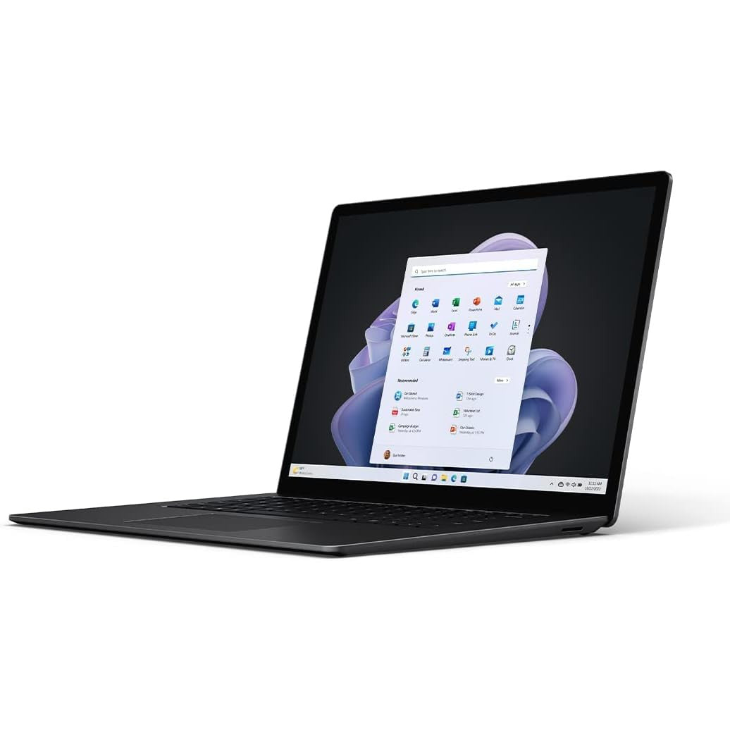 Refurbished Microsoft Surface Laptop 5 Intel Core i7-1255U 8GB RAM 256GB 15" - Black - Good