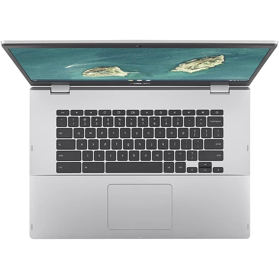 Asus Chromebook CX1500CNA-EJ0026 Laptop, Intel Celeron N3350 4GB RAM 64GB - Silver - Excellent