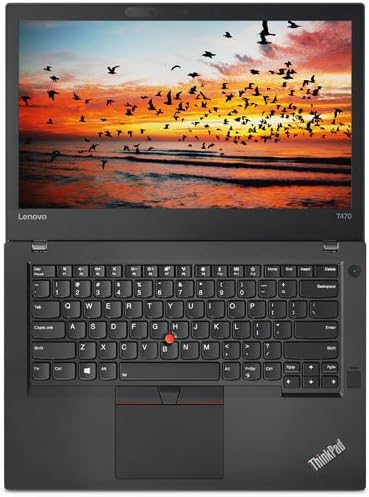 Lenovo ThinkPad T470 Laptop Intel Core i5-7200U 8GB RAM 256GB SSD 14"- Black