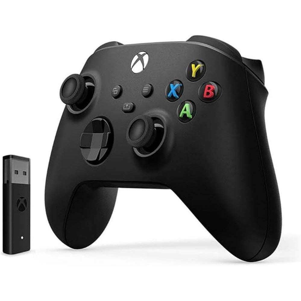 Microsoft Xbox Series X/S Wireless Controller + Wireless Adapter For Windows - Carbon Black