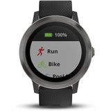 Garmin VivoActive 3 GPS Smartwatch - Black Slate - Refurbished Good
