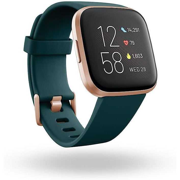 Fitbit Versa 2 Smart Fitness Watch - Emerald - Refurbished Pristine