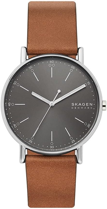 Skagen SKW6578 Men's Signatur Three-Hand Watch - Brown