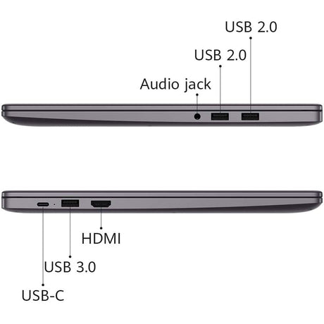 HUAWEI MateBook D 15, AMD Ryzen 7, 8GB RAM, 512GB SSD, Multi-screen Collaboration, Fingerprint Reader, Space Grey