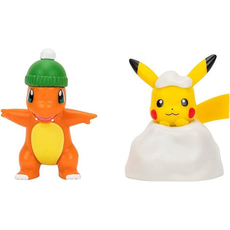 Pokemon Battle Figure Pack - Holiday Pikachu and Holiday Charmander