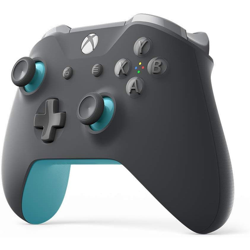 Microsoft Xbox One S Controller - Grey and Blue - Refurbished Excellent