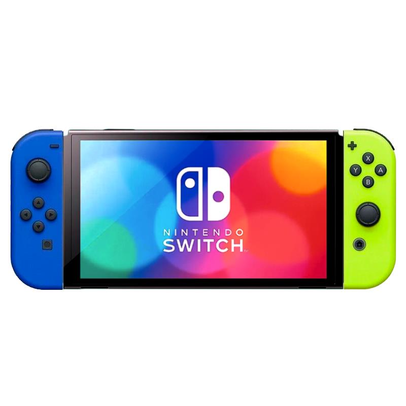 Nintendo Switch OLED Model 64GB, Blue / Yellow - Refurbished Excellent