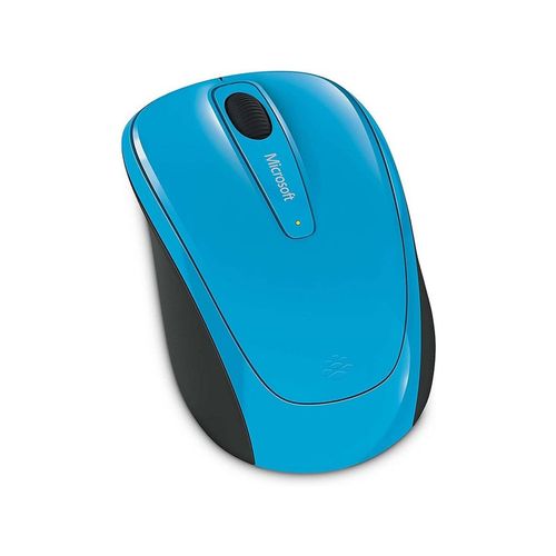 Microsoft Wireless Mobile Mouse 3500 - Cyan Blue Gloss - New