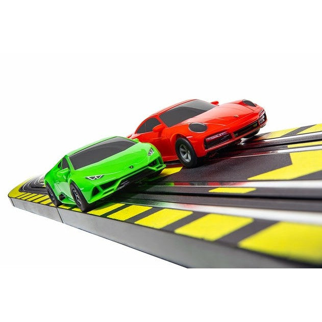 Micro Scalextric Super Speed Battery Race Set - Lamborghini vs Porsche