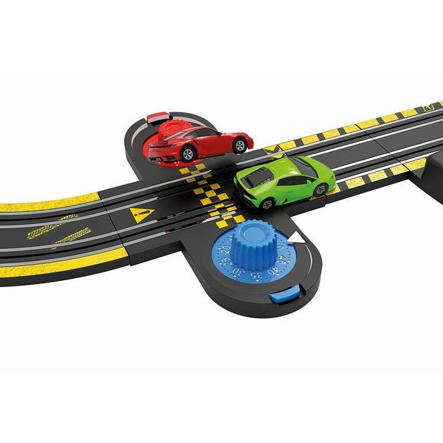 Micro Scalextric Super Speed Battery Race Set - Lamborghini vs Porsche
