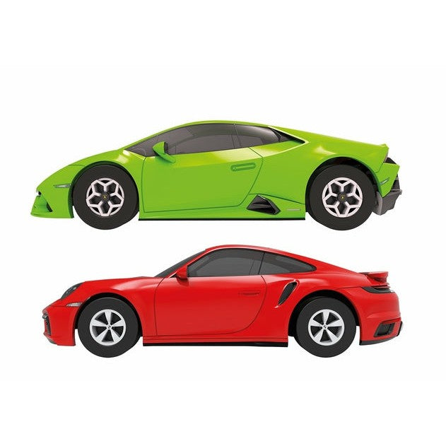 Micro Scalextric Super Speed Battery Race Set - Lamborghini vs Porsche