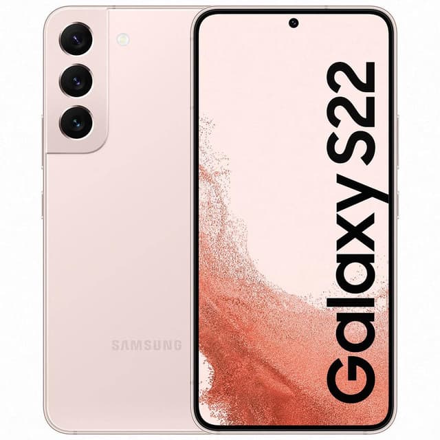Samsung Galaxy S22 5G 128GB Pink Gold Unlocked Dual Sim - Fair Condition