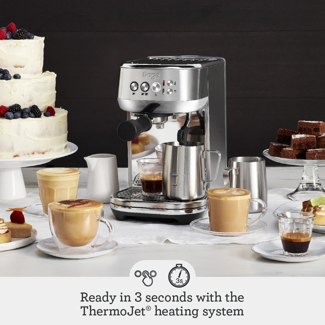 Sage SES500BSS Bambino Plus Espresso Machine - Refurbished Pristine