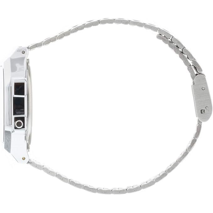 Casio A168WA-1YES Unisex Adult Digital Quartz Watch - Silver