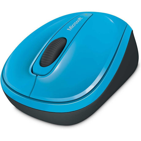 Microsoft Wireless Mobile Mouse 3500 - Cyan Blue Gloss - New