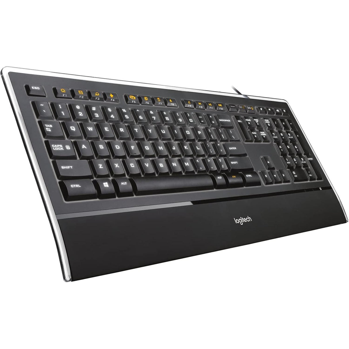 Logitech K740 Illuminated Wired Keyboard - Pristine