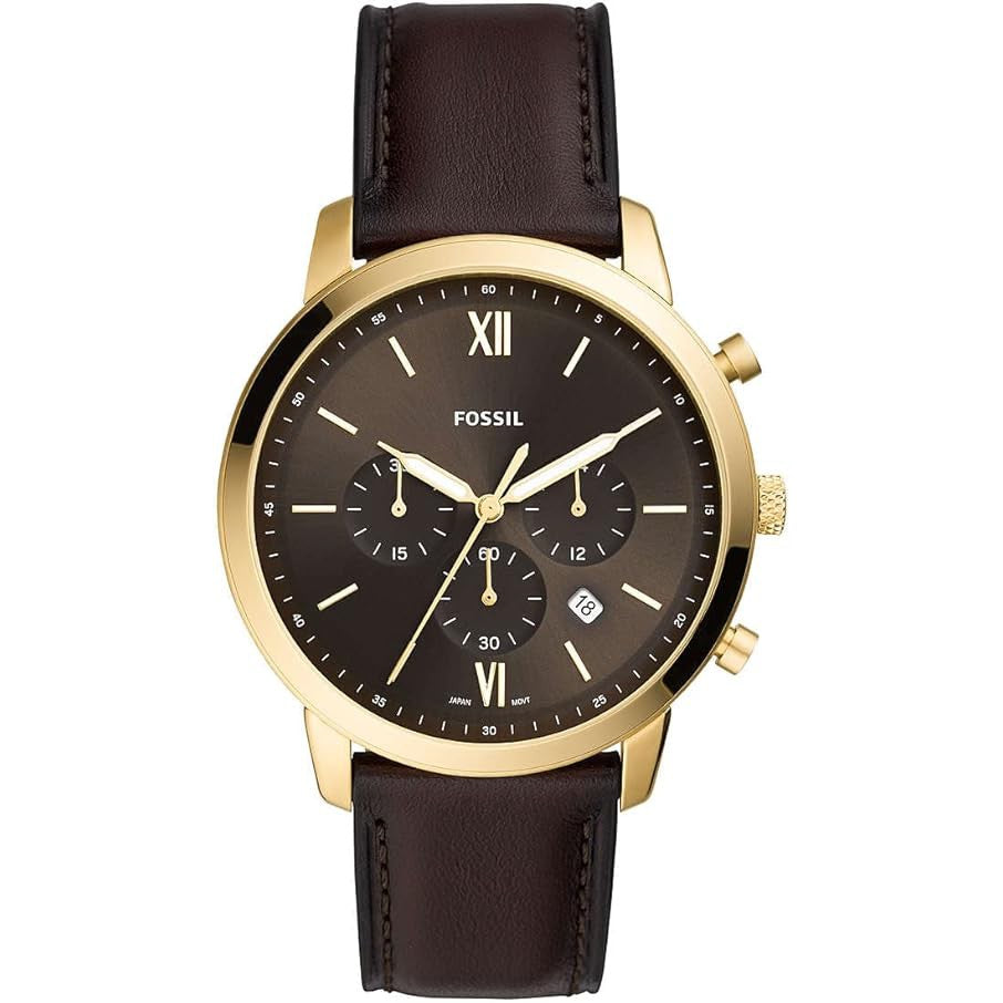 Fossil FS5763 Neutra Chronograph Brown Leather Men's Watch