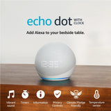 Amazon Echo Dot 5th Gen Smart Speaker With Alexa - Glacier White