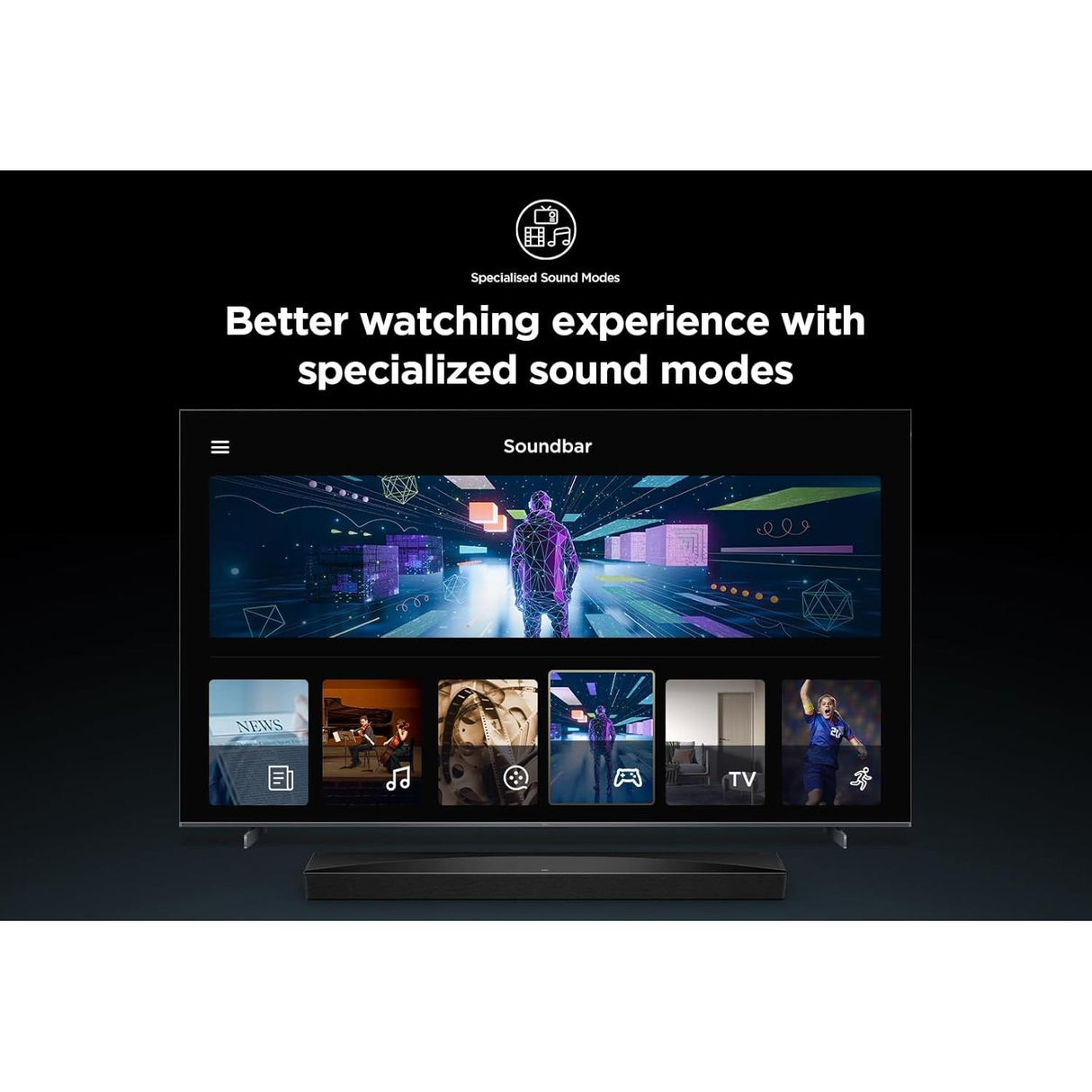 TCL Q75HK 5.1.2 Wireless Sound Bar with Dolby Atmos & Subwoofer - Fair - Cracked Plastic