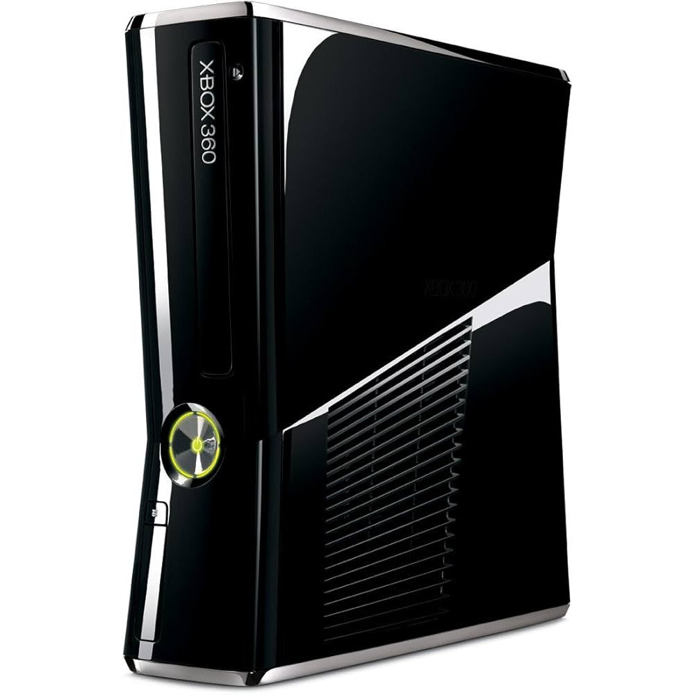 Xbox 360 Slim 250GB - Black - Excellent - No AV Cable & Headset