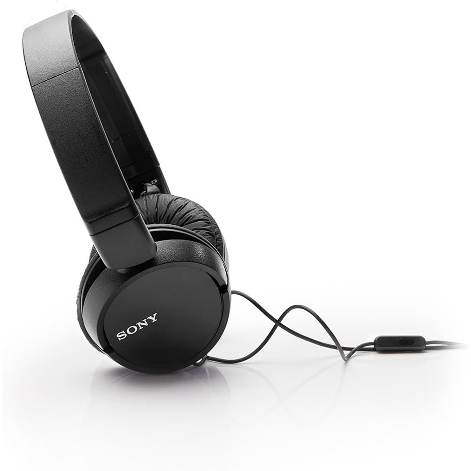 Sony MDR-ZX110AP On-Ear Headphones with Mic/Remote, Black - Refurbished Pristine